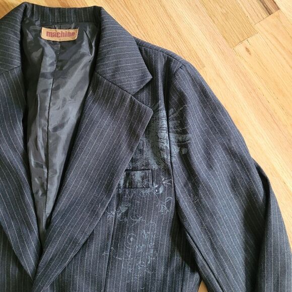 Machine Men’s Design Striped Blazer Large - Picture 5 of 12